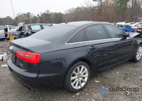 2014 Audi A6 3.0T Premium Plus from USA, damaged, VIN WAUFGAFC8EN069409